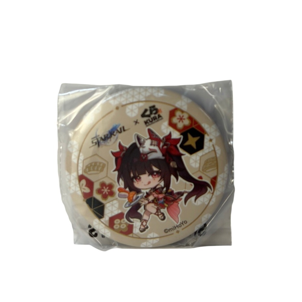 Honkai Star Rail Kura Sushi Bikkura Pon Sparkle Can Badge Pin Button New Sealed
